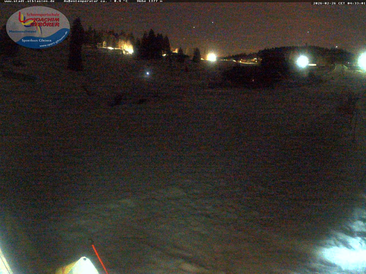 Archived image Webcam Mountain hut Menzenschwand