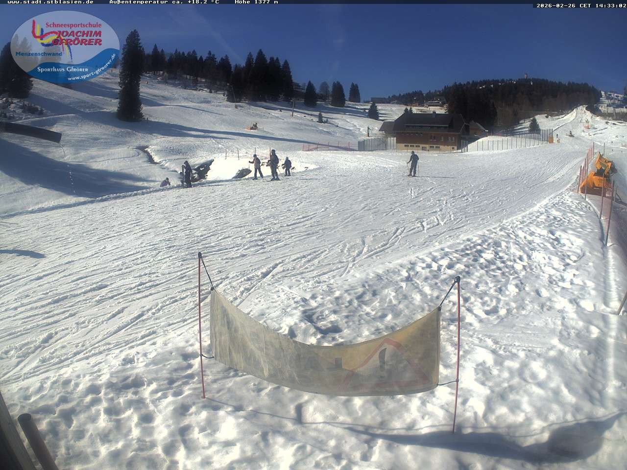 Archived image Webcam Mountain hut Menzenschwand