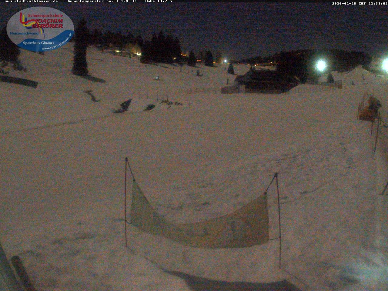 Archived image Webcam Mountain hut Menzenschwand