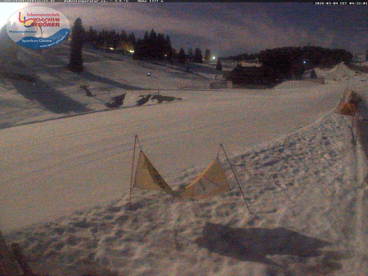 Archiv Foto Webcam Menzenschwander Hütte, Schwarzwald