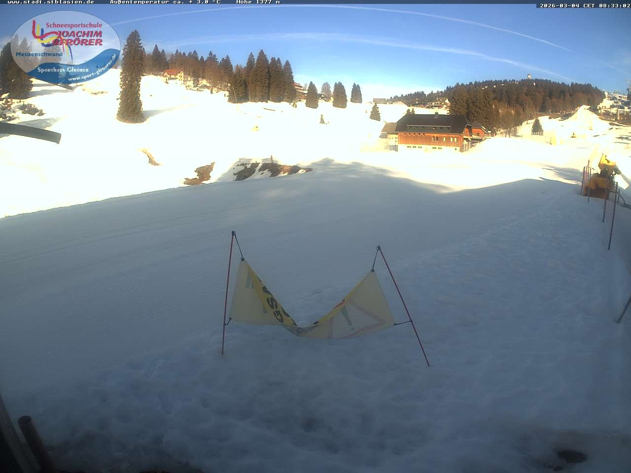 Archiv Foto Webcam Menzenschwander Hütte, Schwarzwald