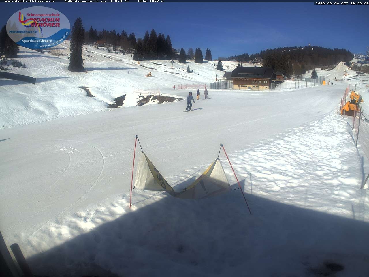 Archiv Foto Webcam Menzenschwander Hütte, Schwarzwald
