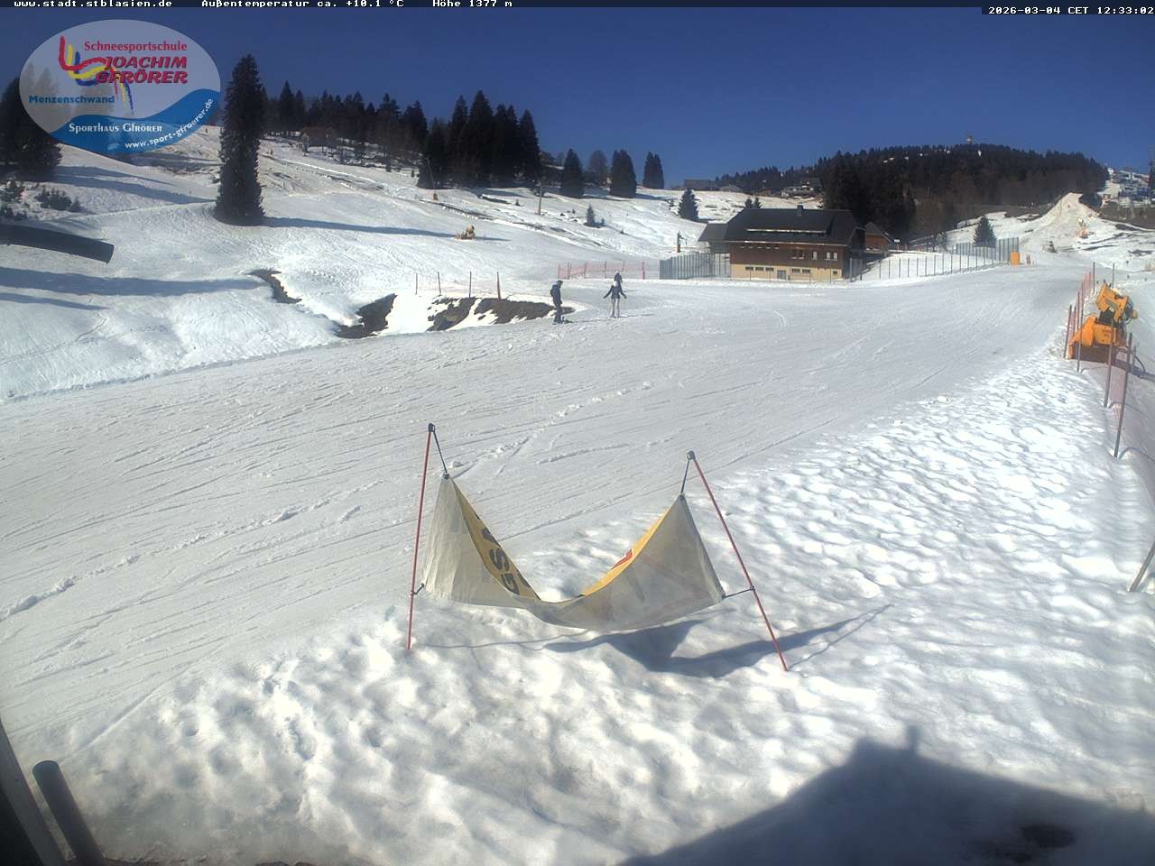Archiv Foto Webcam Menzenschwander Hütte, Schwarzwald