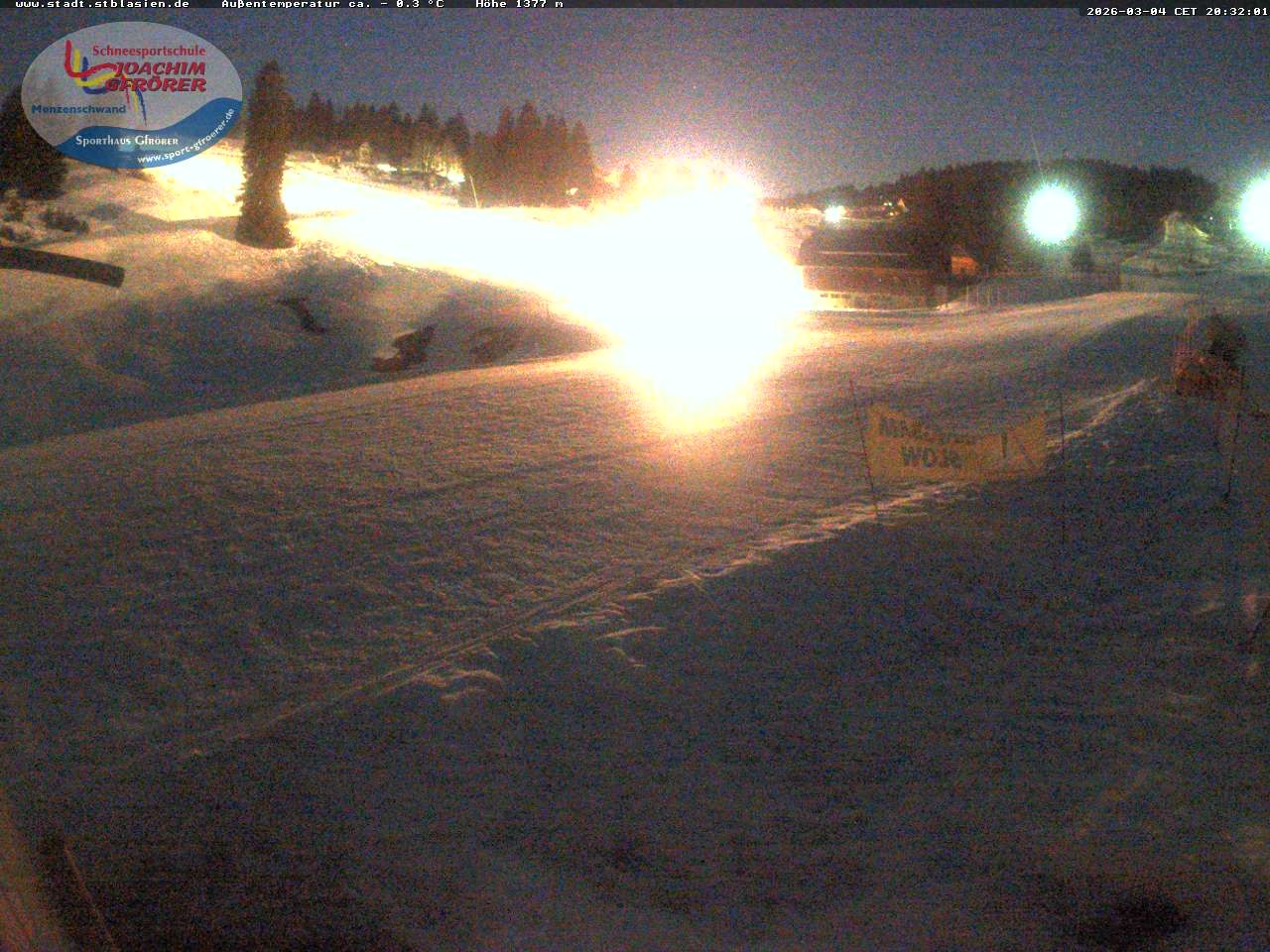 Archiv Foto Webcam Menzenschwander Hütte, Schwarzwald