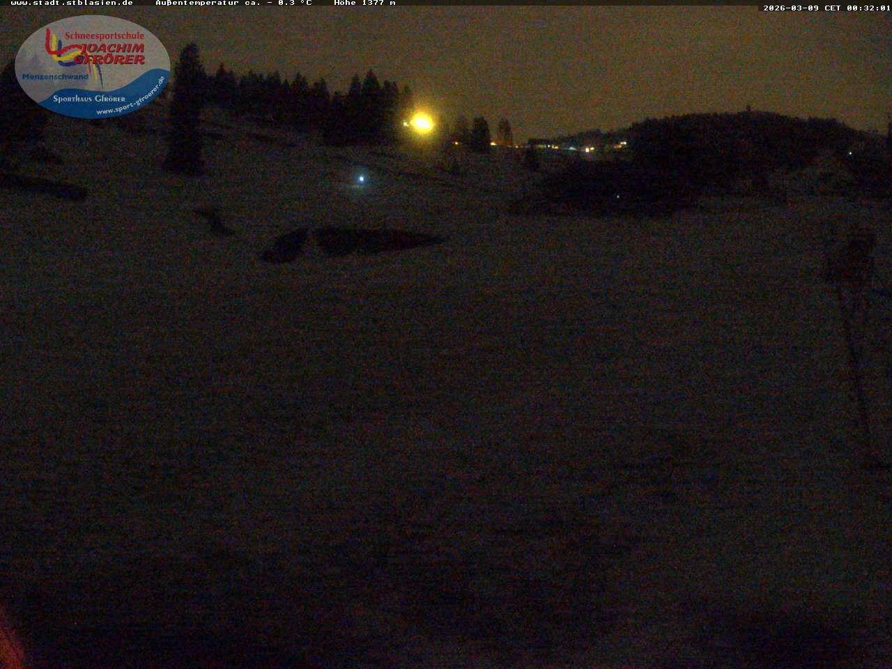 Archiv Foto Webcam Menzenschwander Hütte, Schwarzwald