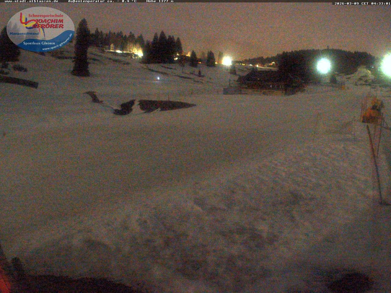 Archiv Foto Webcam Menzenschwander Hütte, Schwarzwald