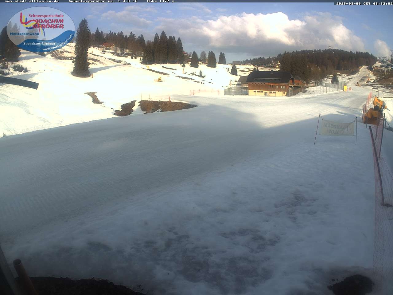Archiv Foto Webcam Menzenschwander Hütte, Schwarzwald