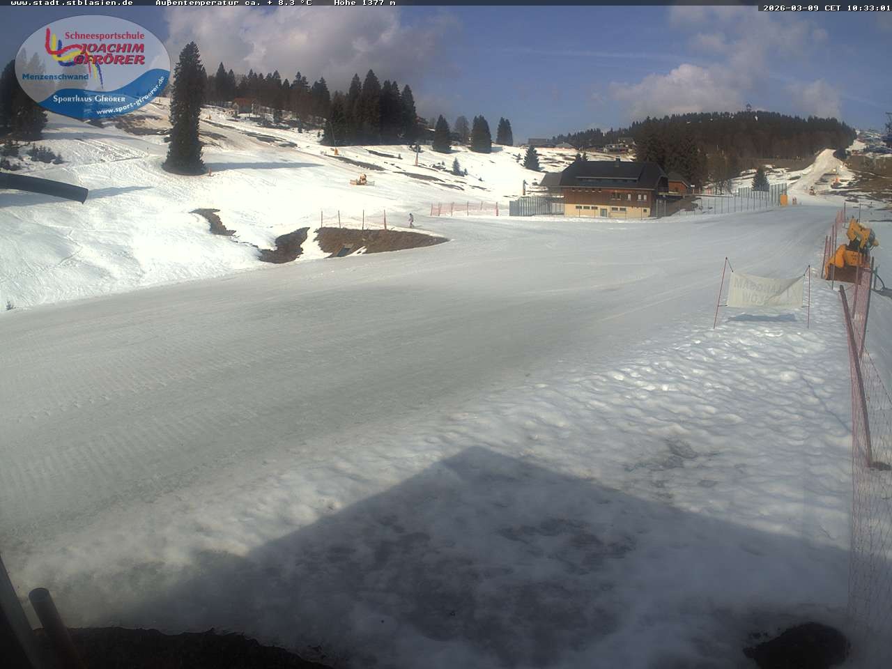 Archiv Foto Webcam Menzenschwander Hütte, Schwarzwald