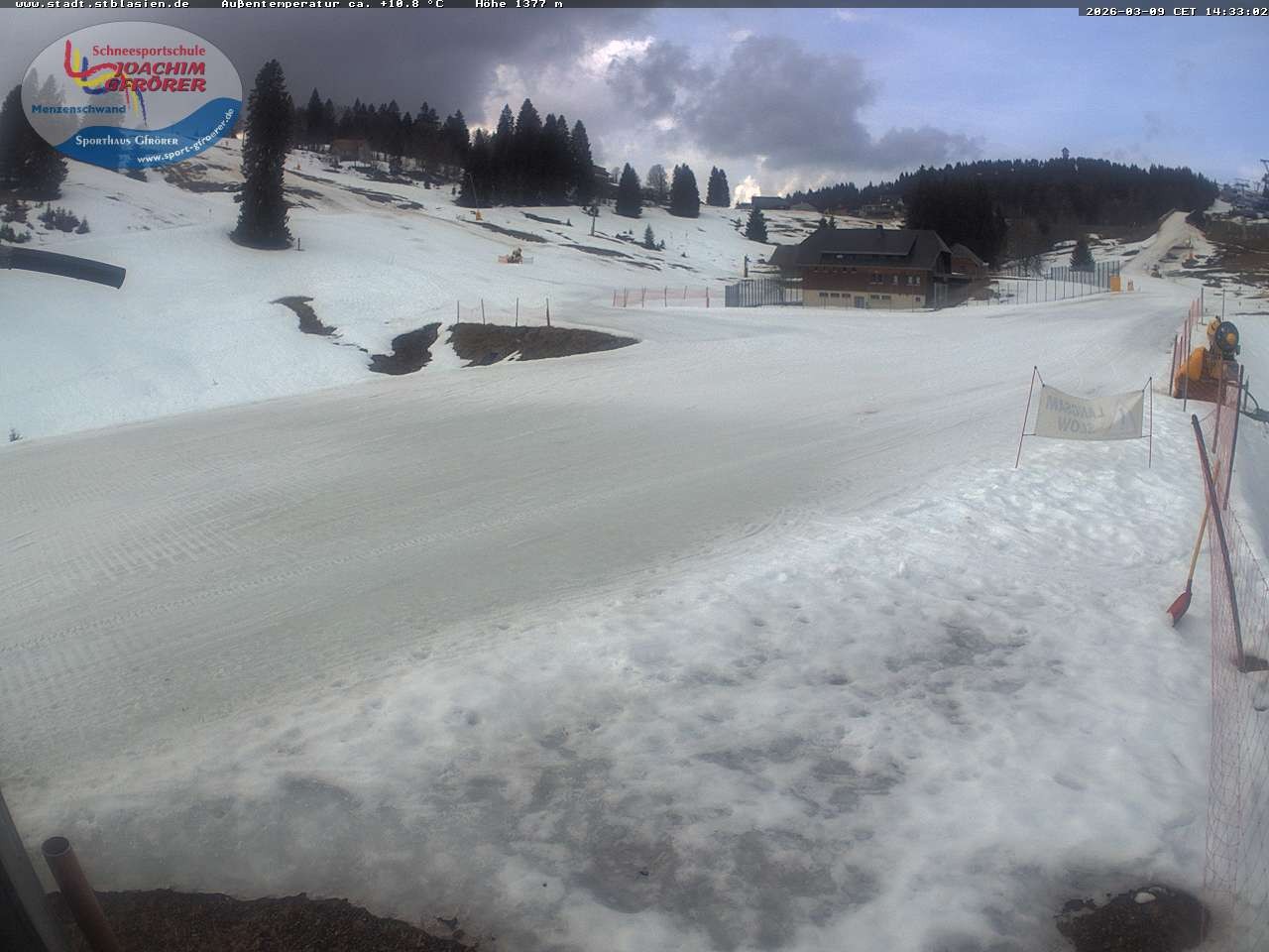 Archiv Foto Webcam Menzenschwander Hütte, Schwarzwald