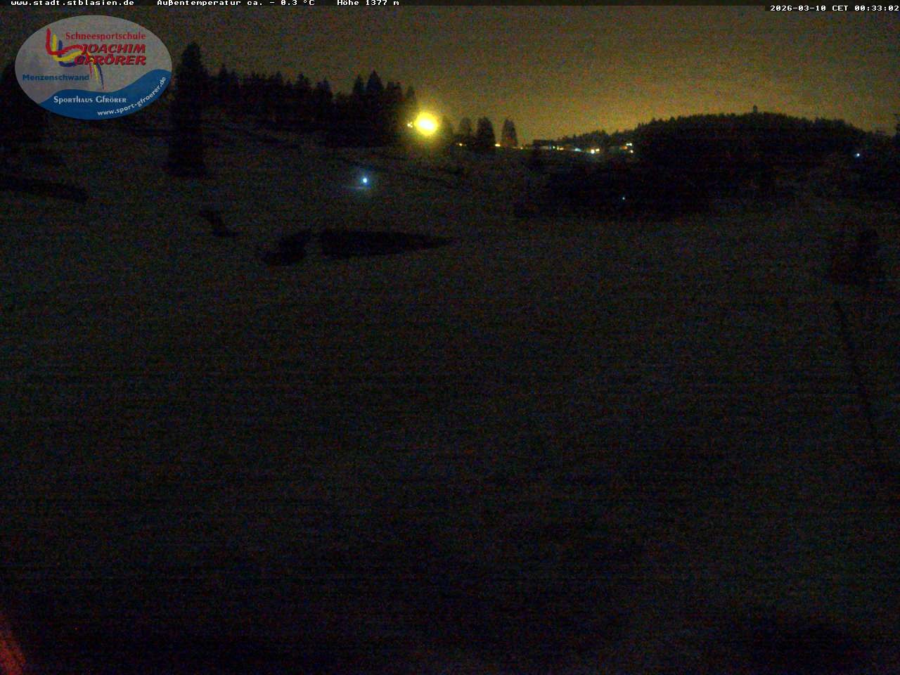 Archiv Foto Webcam Menzenschwander Hütte, Schwarzwald