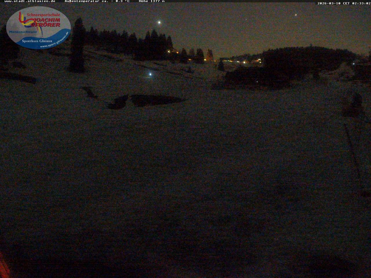 Archiv Foto Webcam Menzenschwander Hütte, Schwarzwald
