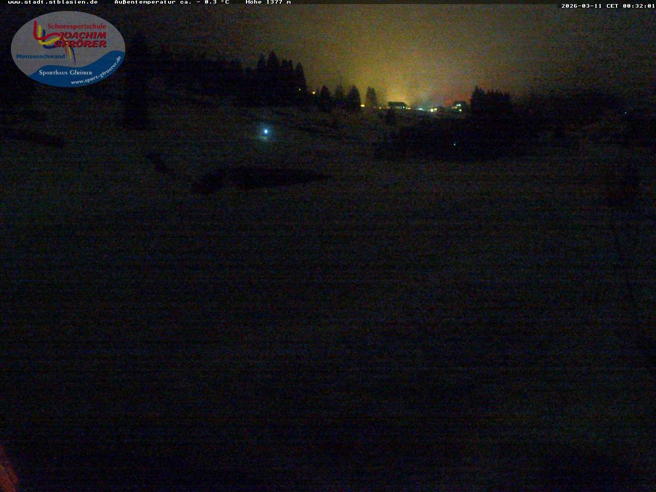 Archived image Webcam Mountain hut Menzenschwand