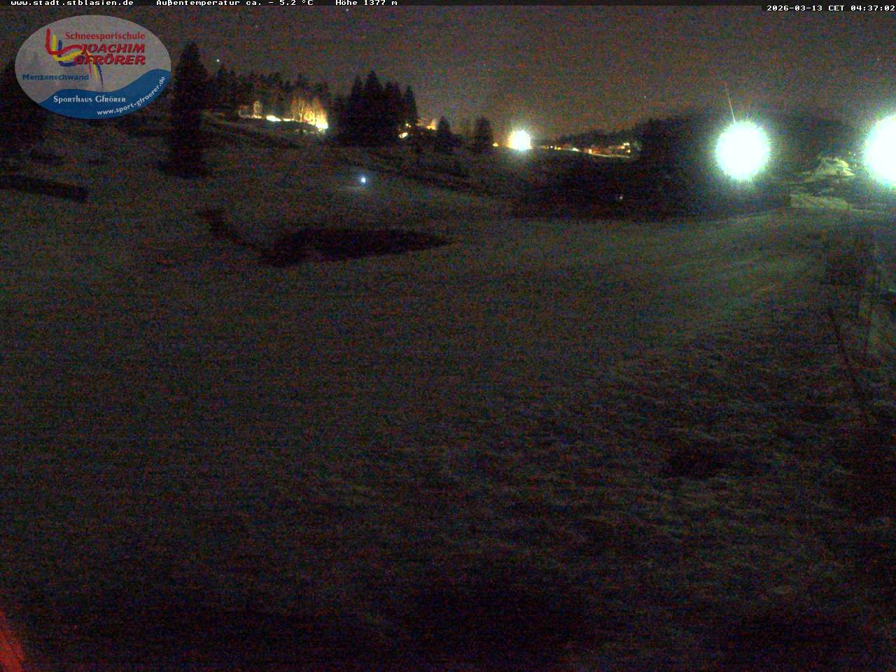 Archived image Webcam Mountain hut Menzenschwand