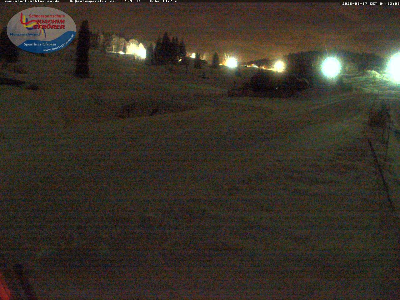 Archiv Foto Webcam Menzenschwander Hütte, Schwarzwald