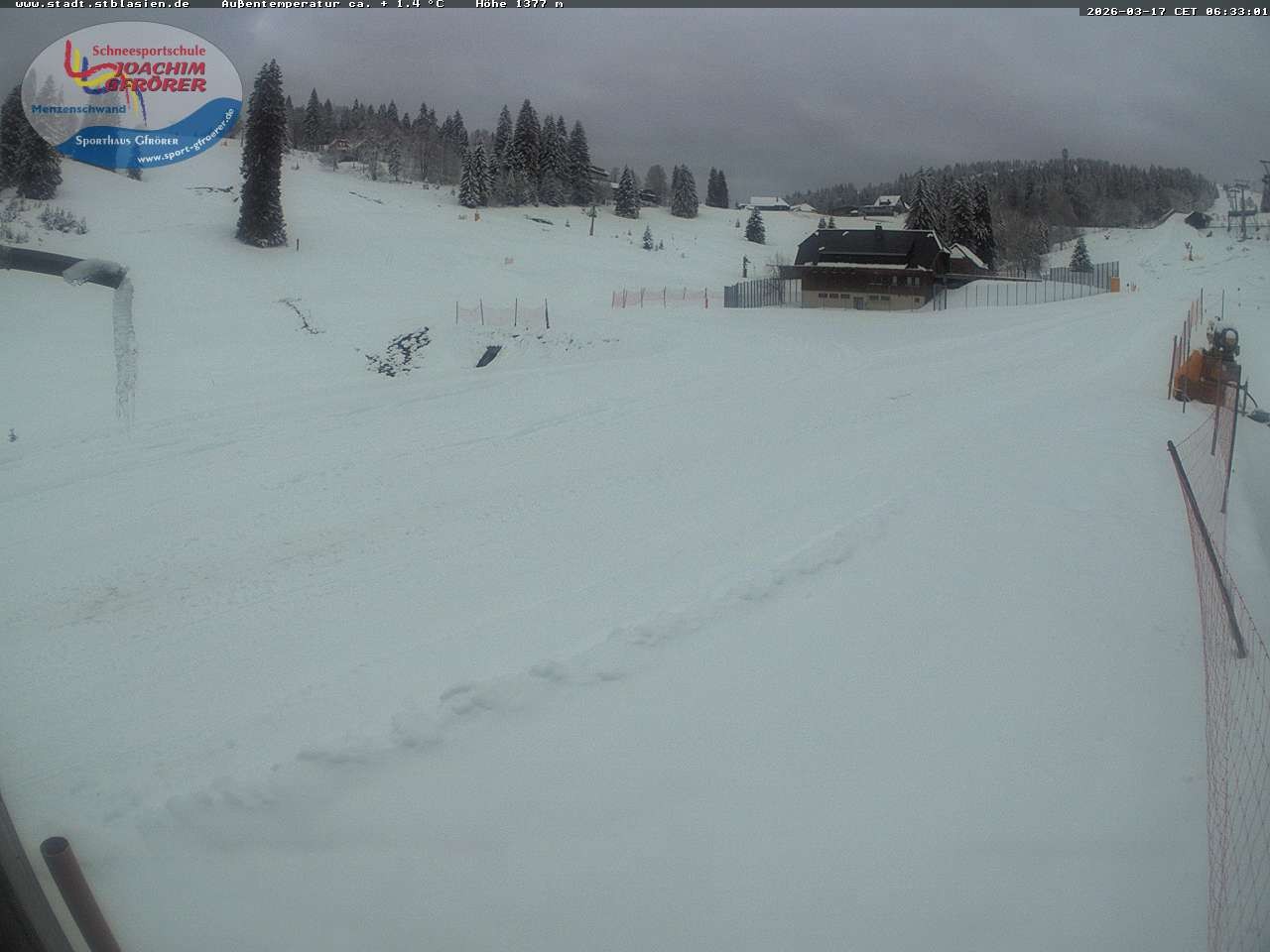 Archiv Foto Webcam Menzenschwander Hütte, Schwarzwald
