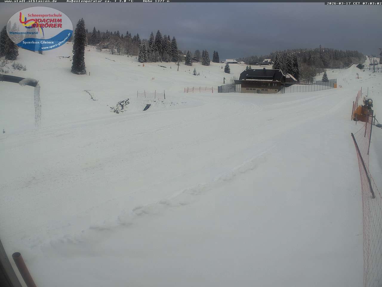 Archiv Foto Webcam Menzenschwander Hütte, Schwarzwald