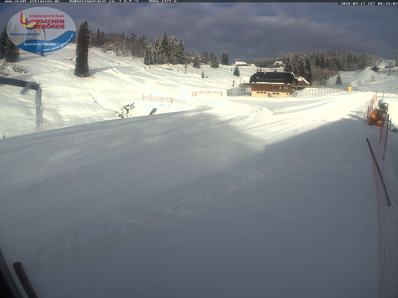 Archiv Foto Webcam Menzenschwander Hütte, Schwarzwald