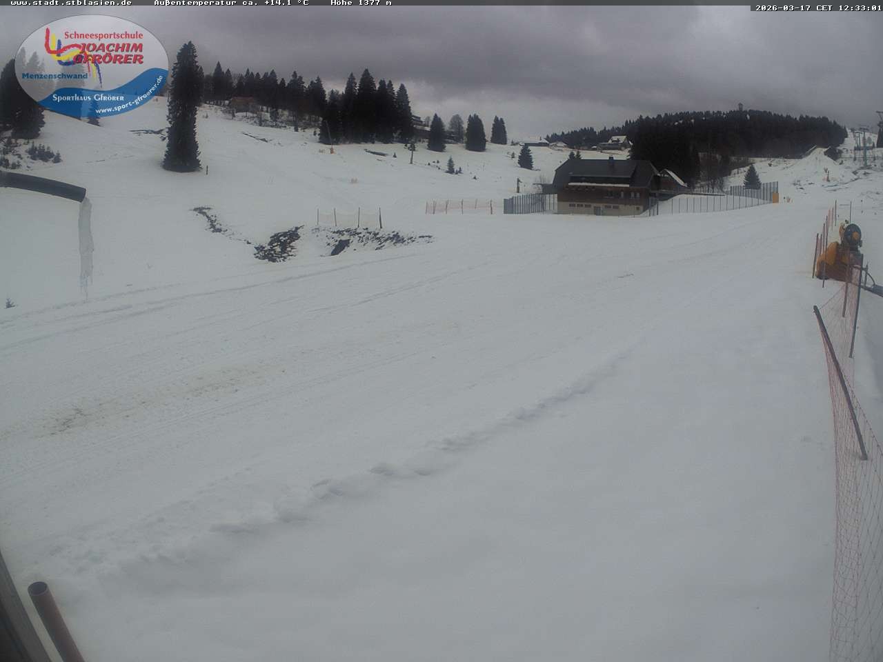 Archiv Foto Webcam Menzenschwander Hütte, Schwarzwald