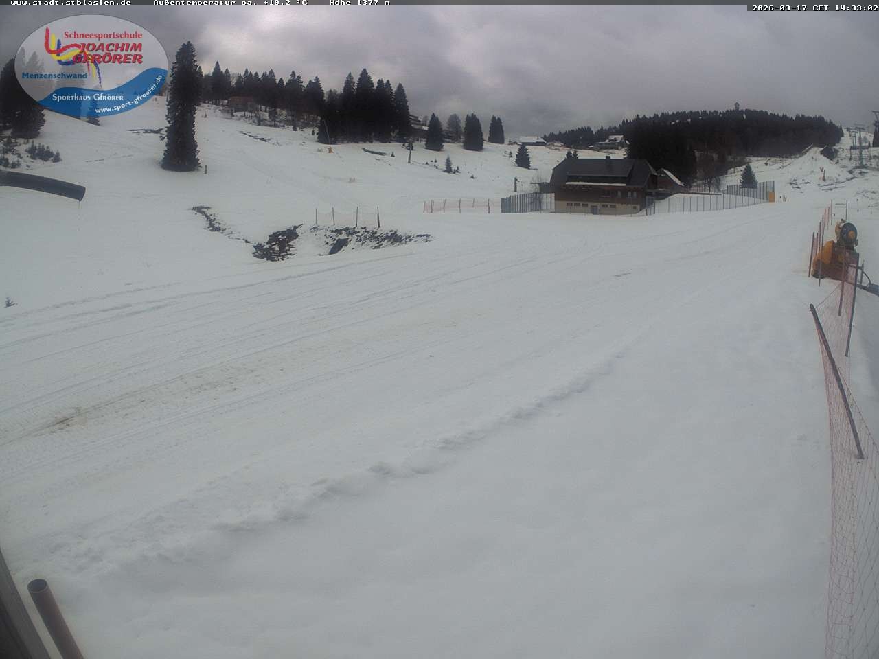 Archiv Foto Webcam Menzenschwander Hütte, Schwarzwald