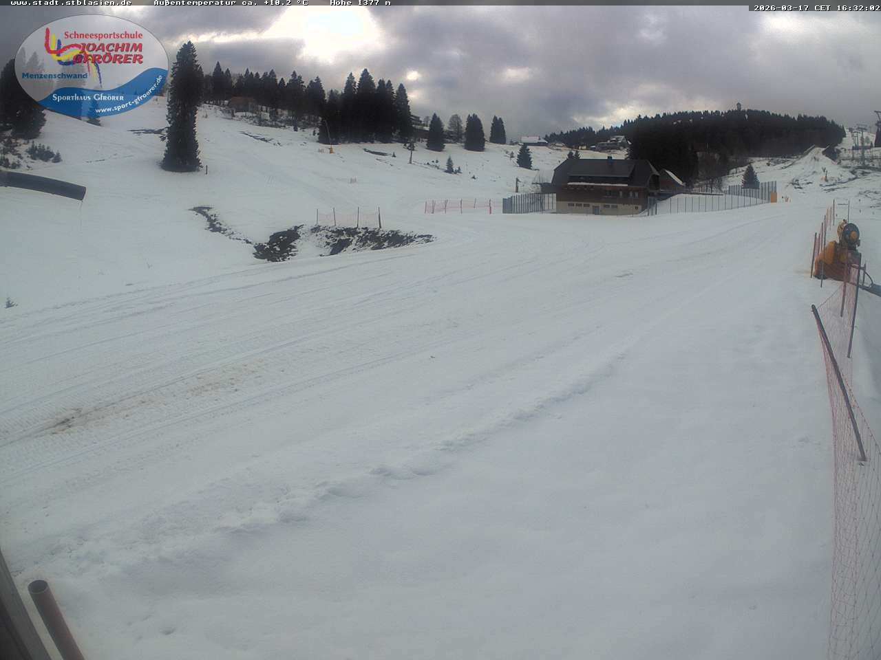 Archiv Foto Webcam Menzenschwander Hütte, Schwarzwald