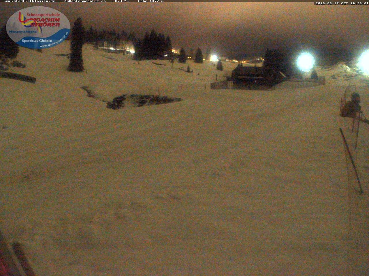 Archiv Foto Webcam Menzenschwander Hütte, Schwarzwald