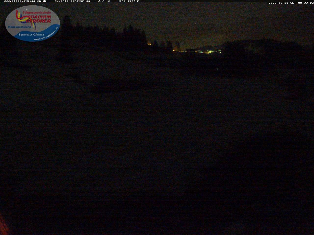 Archiv Foto Webcam Menzenschwander Hütte, Schwarzwald