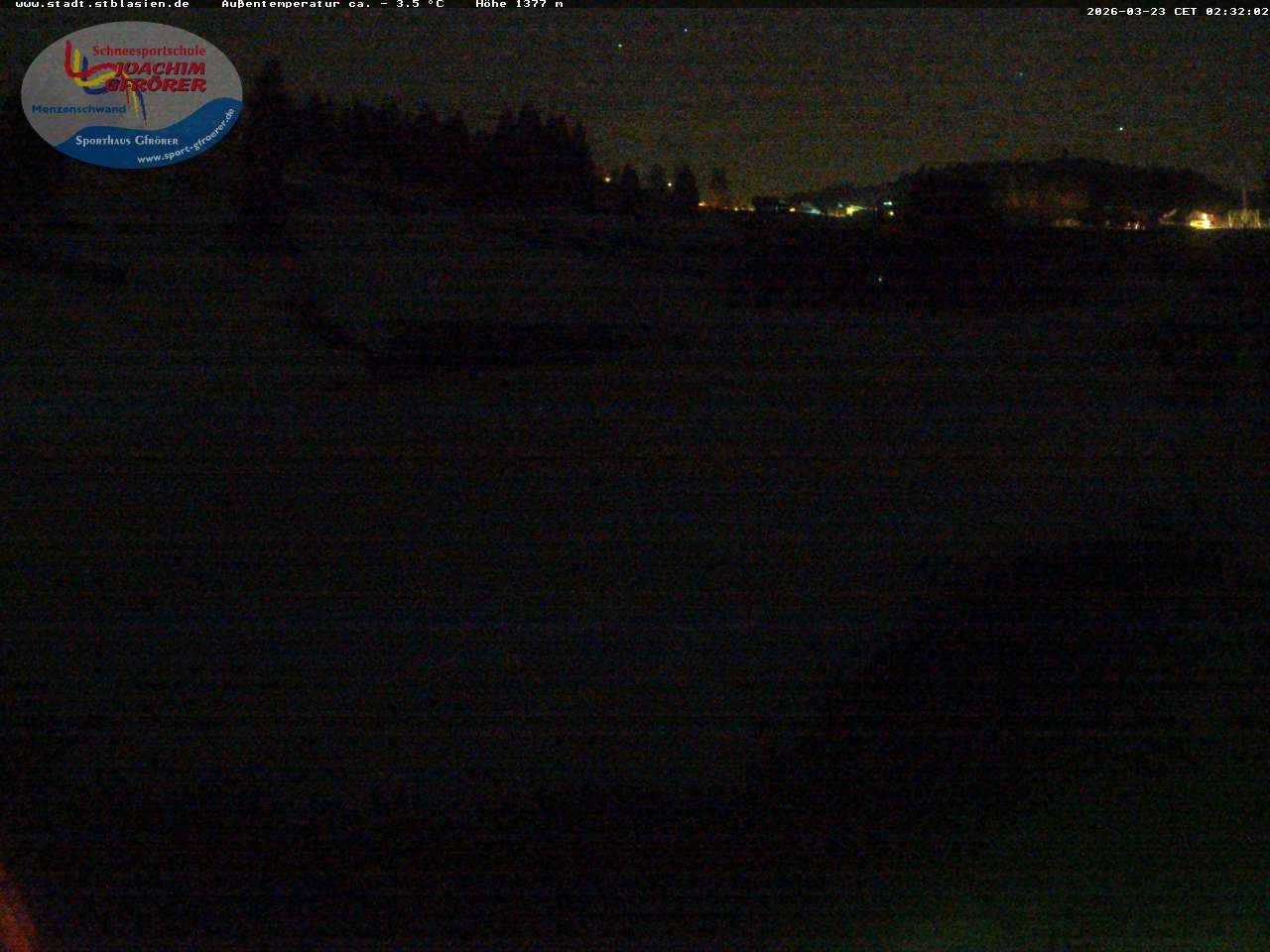 Archiv Foto Webcam Menzenschwander Hütte, Schwarzwald