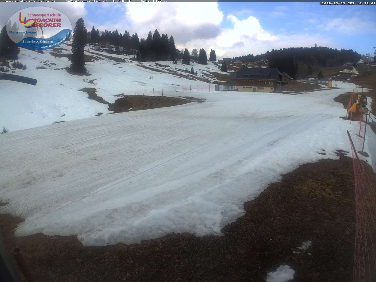 Archiv Foto Webcam Menzenschwander Hütte, Schwarzwald