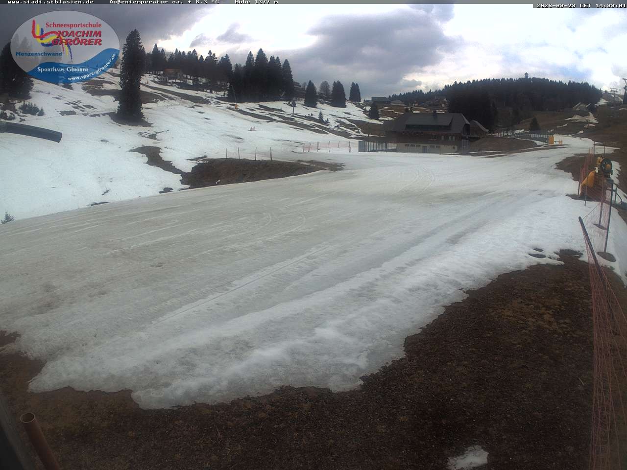 Archiv Foto Webcam Menzenschwander Hütte, Schwarzwald