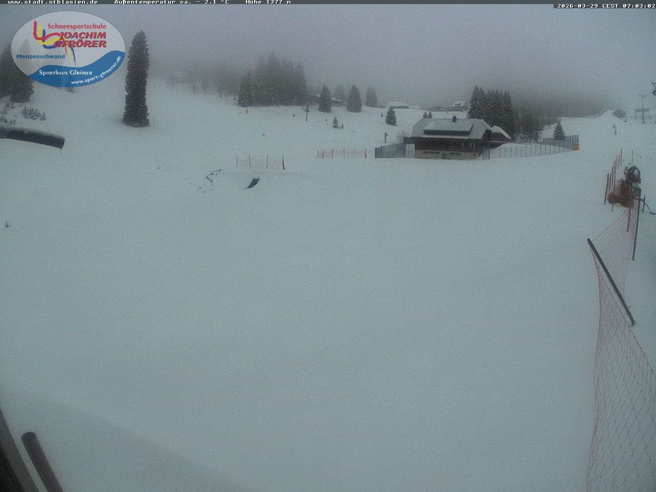Archiv Foto Webcam Menzenschwander Hütte, Schwarzwald