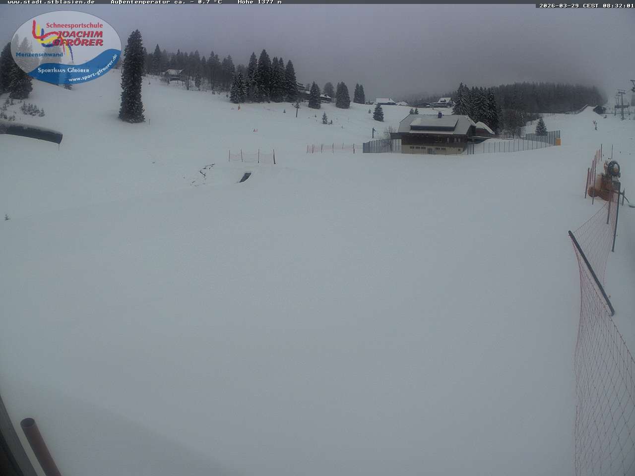 Archiv Foto Webcam Menzenschwander Hütte, Schwarzwald
