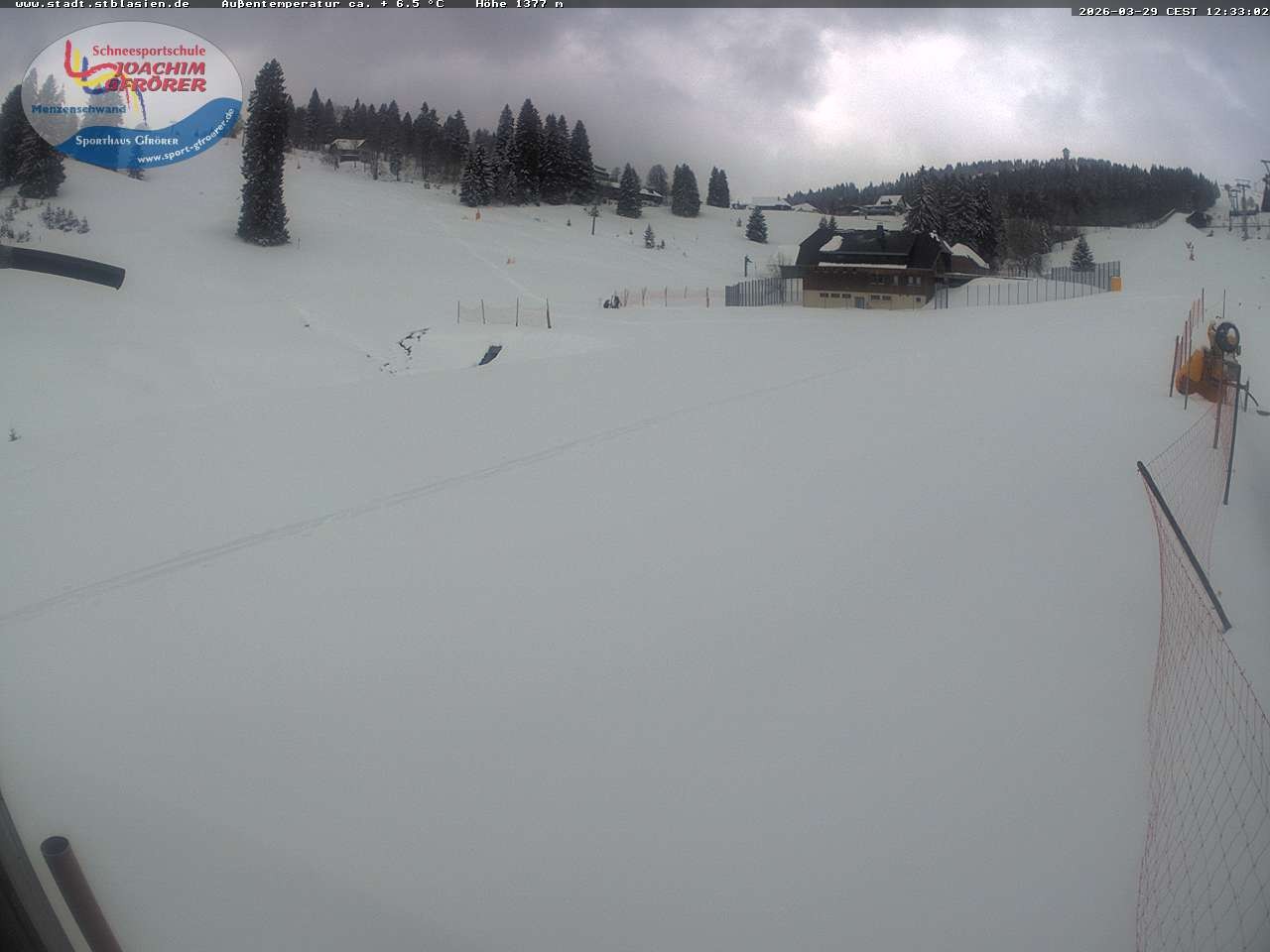 Archiv Foto Webcam Menzenschwander Hütte, Schwarzwald