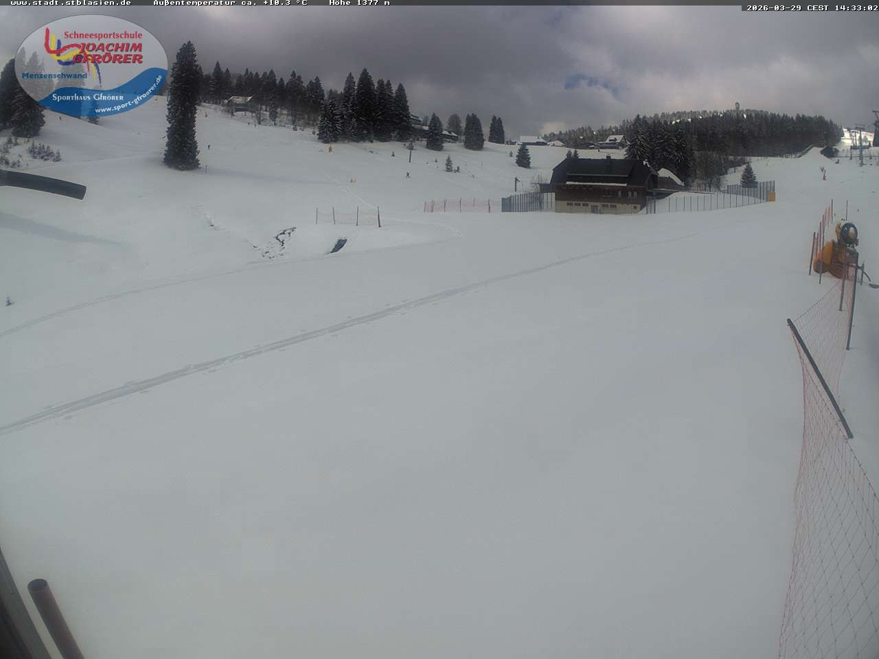 Archiv Foto Webcam Menzenschwander Hütte, Schwarzwald
