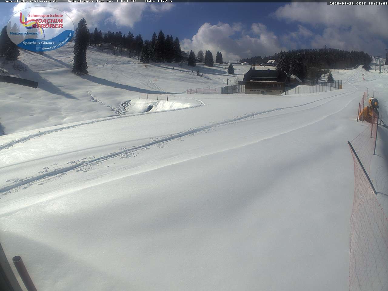 Archiv Foto Webcam Menzenschwander Hütte, Schwarzwald