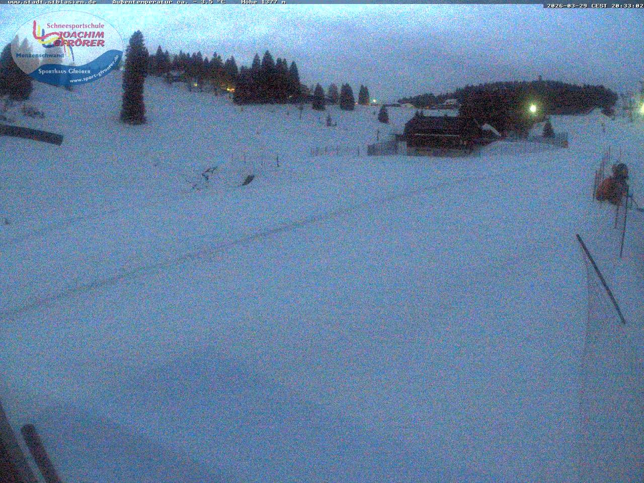 Archiv Foto Webcam Menzenschwander Hütte, Schwarzwald