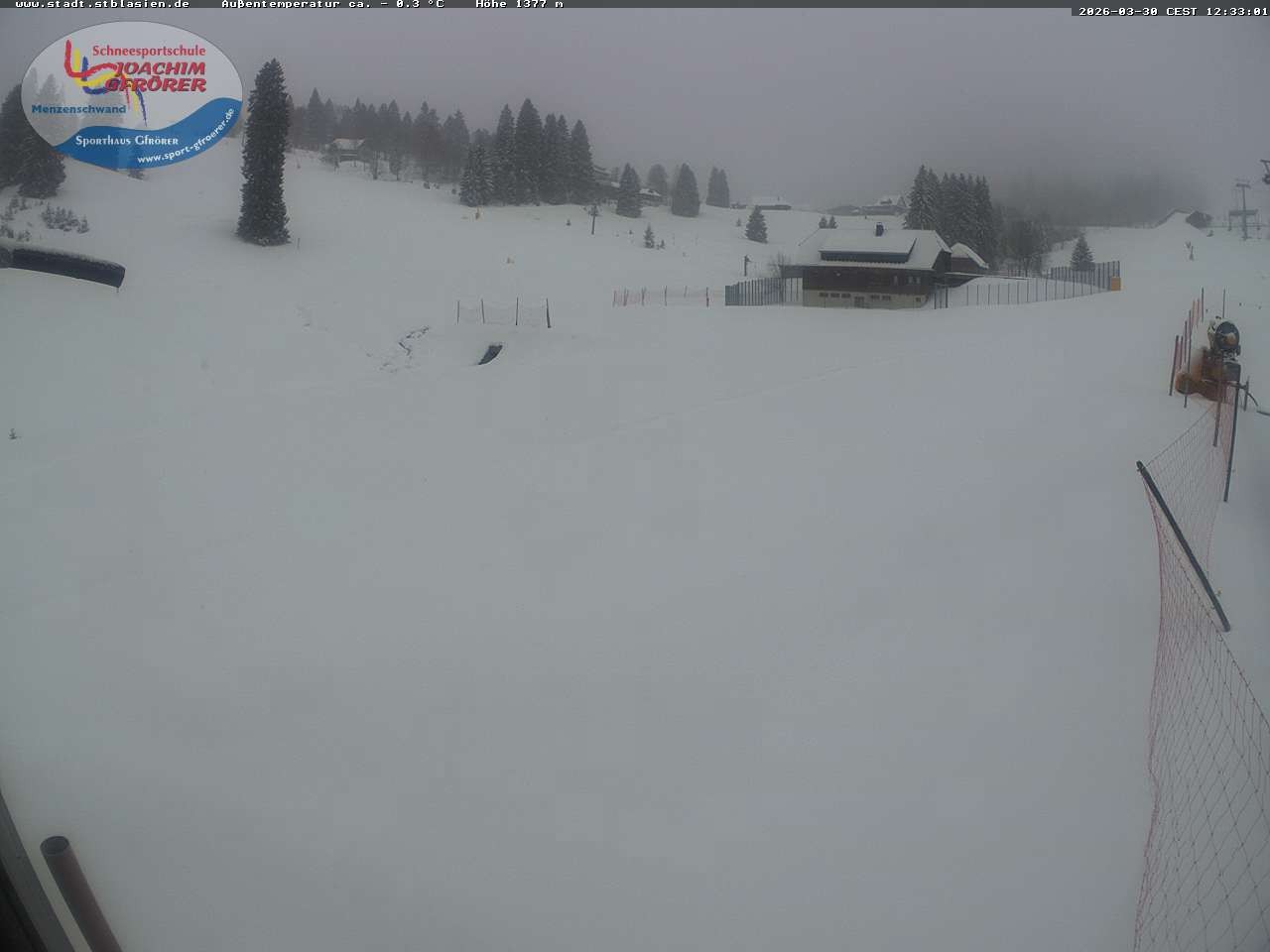 Archiv Foto Webcam Menzenschwander Hütte, Schwarzwald