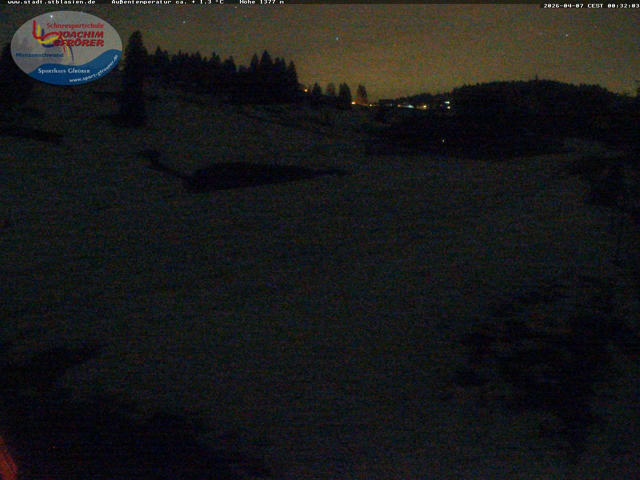 Archived image Webcam Mountain hut Menzenschwand