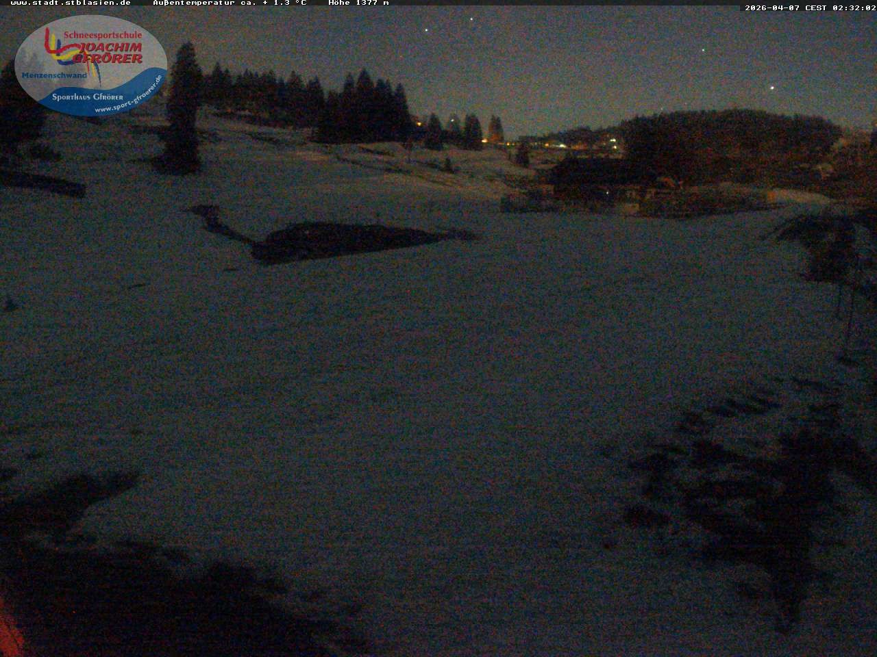 Archived image Webcam Mountain hut Menzenschwand