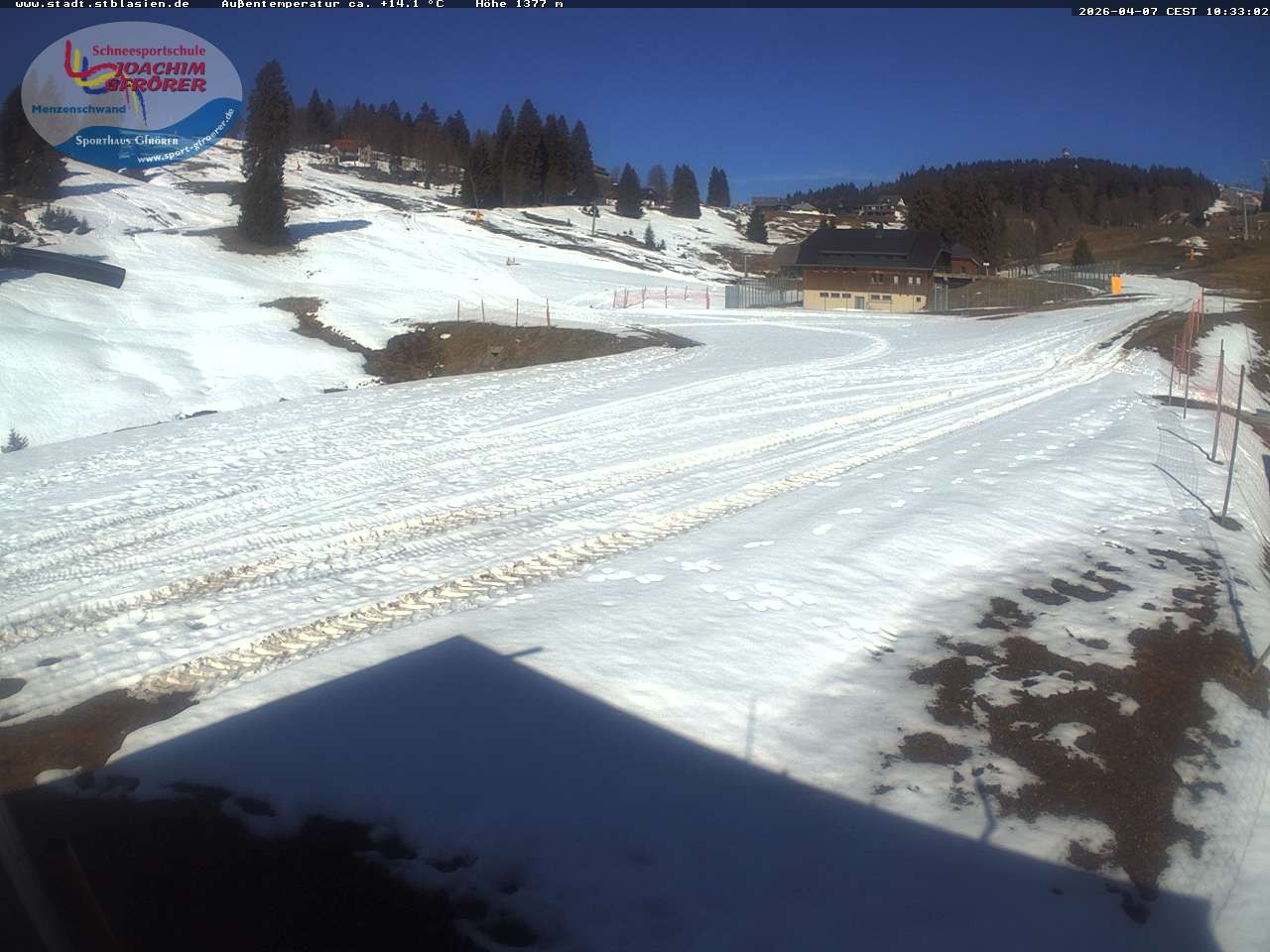 Archived image Webcam Mountain hut Menzenschwand