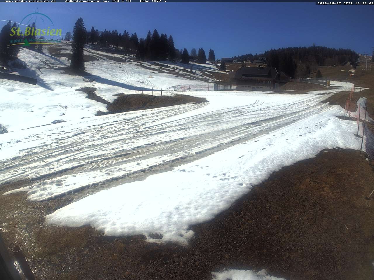 Archived image Webcam Mountain hut Menzenschwand