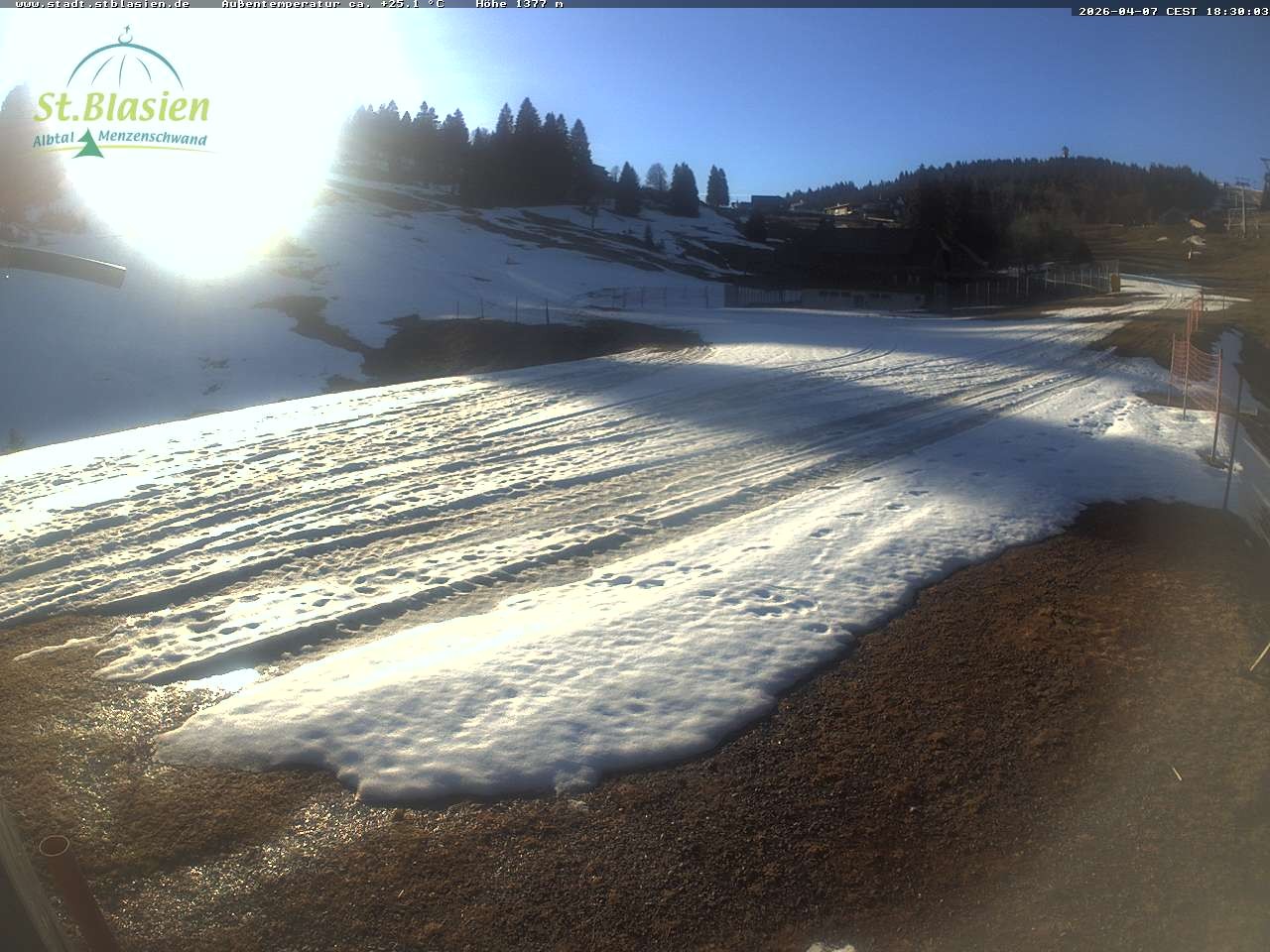 Archived image Webcam Mountain hut Menzenschwand
