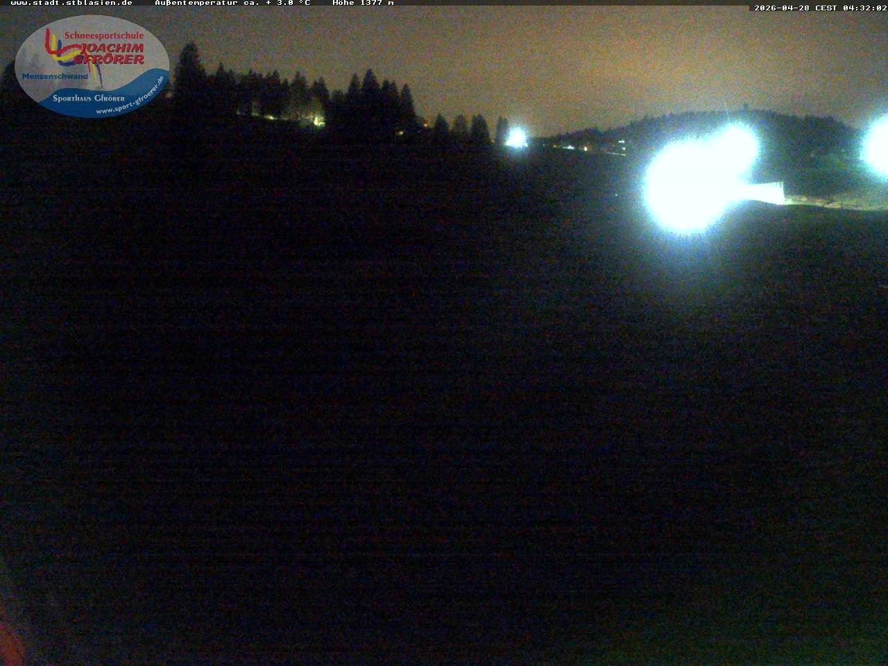 Archiv Foto Webcam Menzenschwander Hütte, Schwarzwald