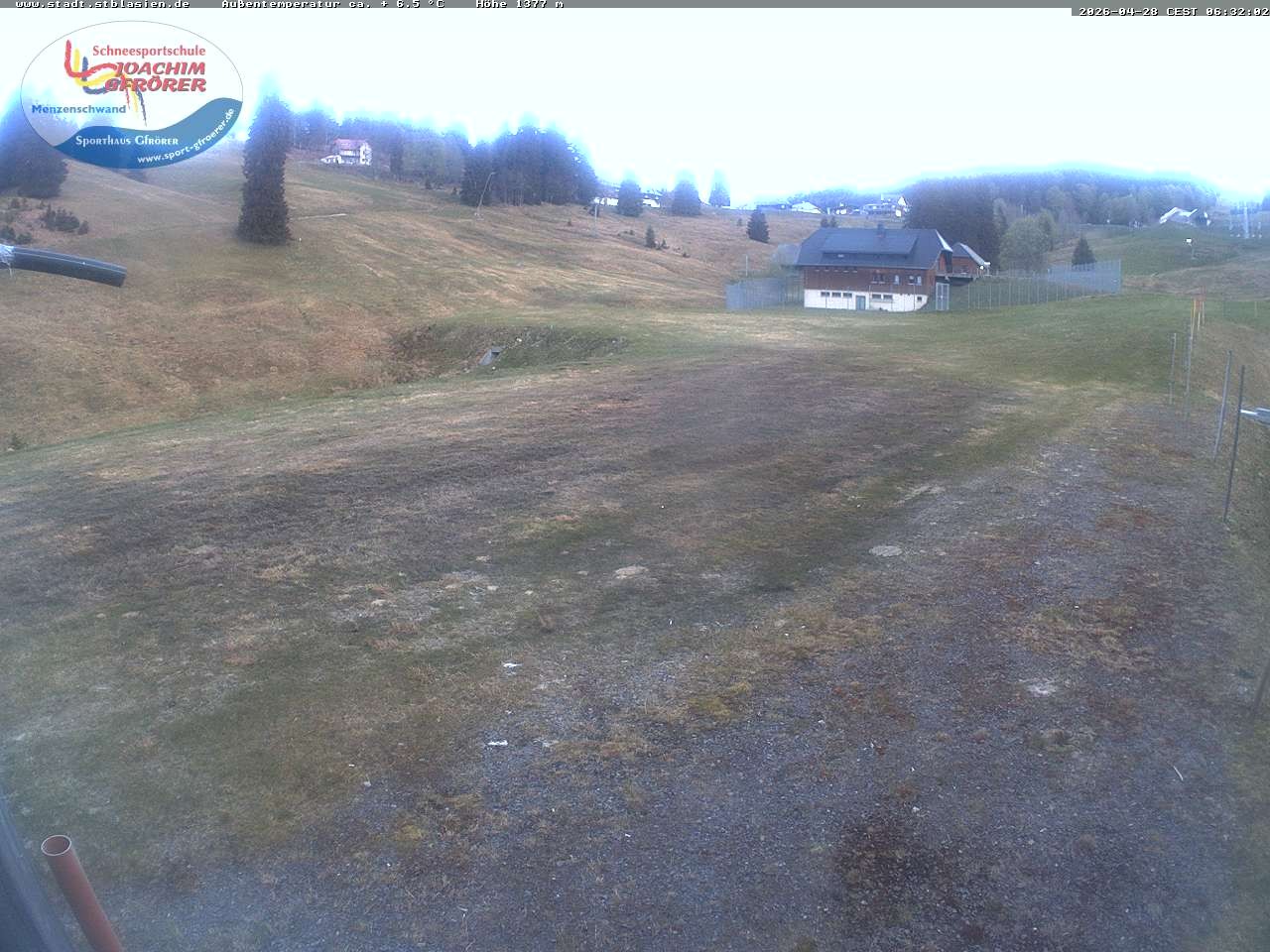 Archiv Foto Webcam Menzenschwander Hütte, Schwarzwald