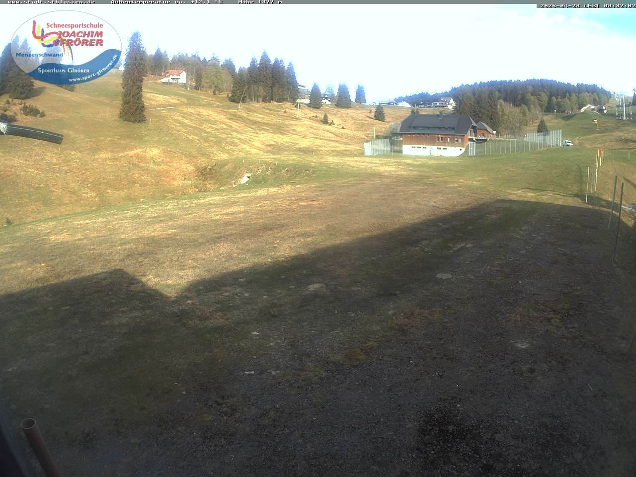 Archiv Foto Webcam Menzenschwander Hütte, Schwarzwald