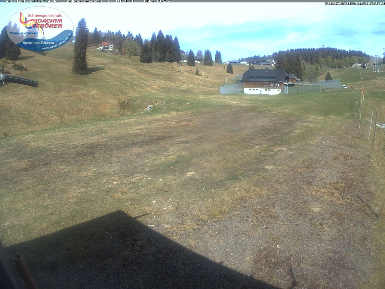 Archiv Foto Webcam Menzenschwander Hütte, Schwarzwald