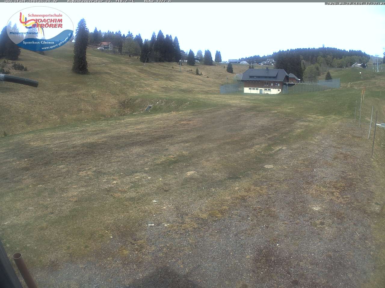 Archiv Foto Webcam Menzenschwander Hütte, Schwarzwald