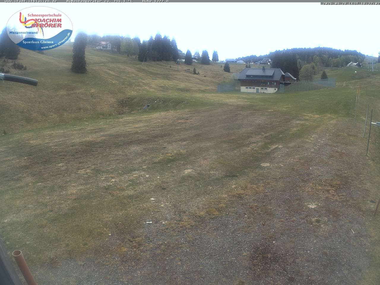 Archiv Foto Webcam Menzenschwander Hütte, Schwarzwald