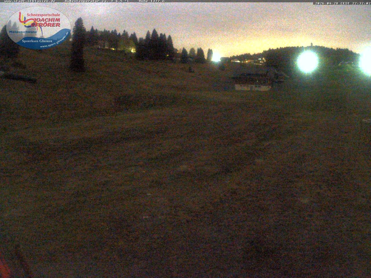 Archiv Foto Webcam Menzenschwander Hütte, Schwarzwald