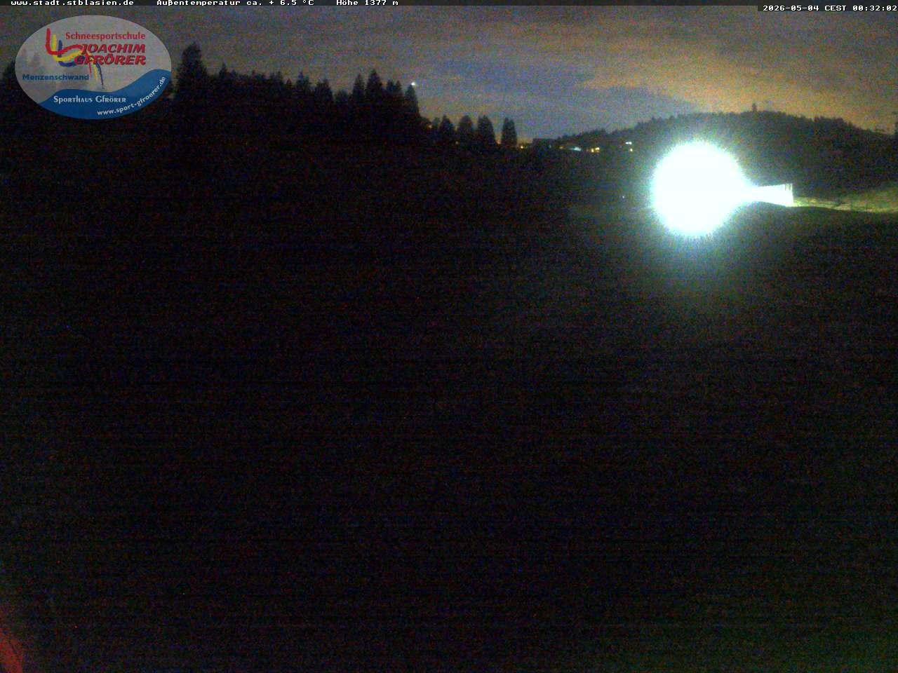 Archived image Webcam Mountain hut Menzenschwand