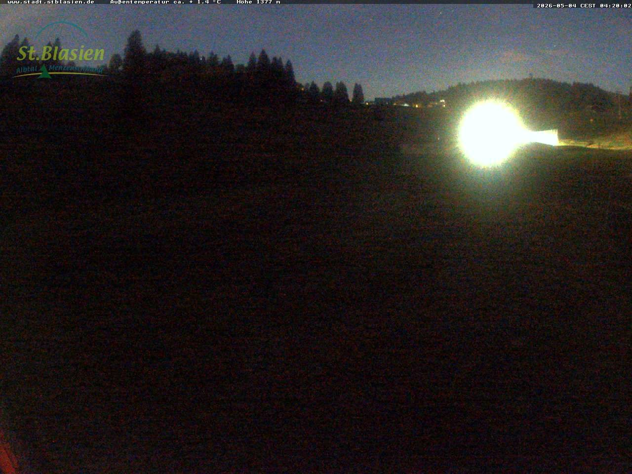 Archived image Webcam Mountain hut Menzenschwand
